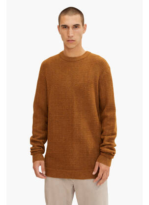 Pull marron TOM TAILOR homme
