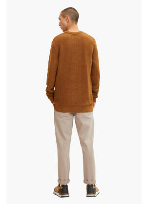 Pull marron TOM TAILOR homme