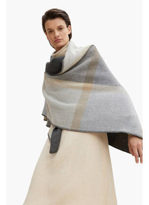 Echarpe gris TOM TAILOR femme