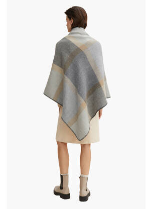 Echarpe gris TOM TAILOR femme
