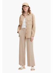 Pantalon flare beige TOM TAILOR pour femme seconde vue