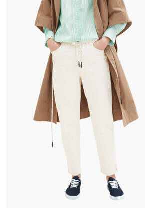 Pantalon chino beige TOM TAILOR femme