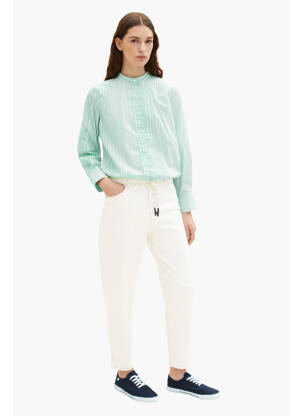 Pantalon chino beige TOM TAILOR femme