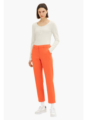 Pantalon chino rouge TOM TAILOR femme