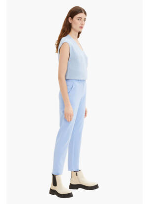 Pantalon chino bleu TOM TAILOR femme
