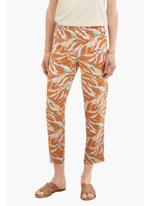 Pantalon chino marron TOM TAILOR femme
