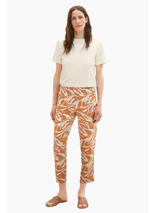 Pantalon chino marron TOM TAILOR femme