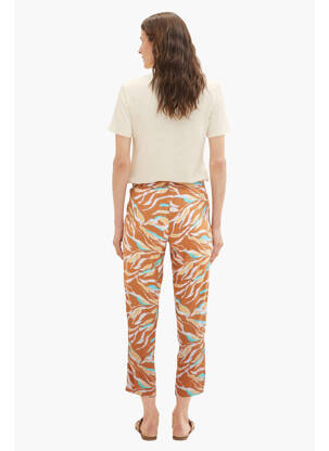 Pantalon chino marron TOM TAILOR femme