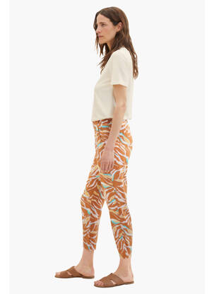 Pantalon chino marron TOM TAILOR femme