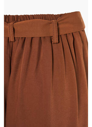 Pantalon flare marron TERRA DI SIENA femme