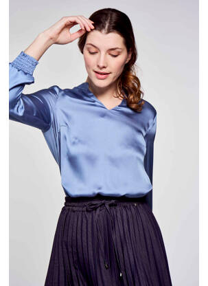 Chemisier bleu MORE & MORE femme