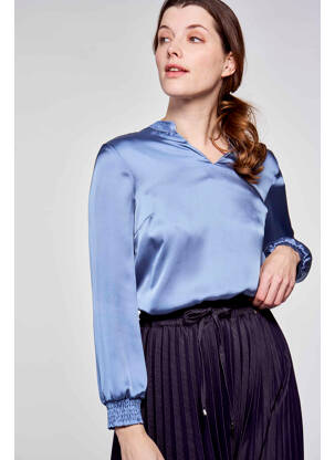 Chemisier bleu MORE & MORE femme
