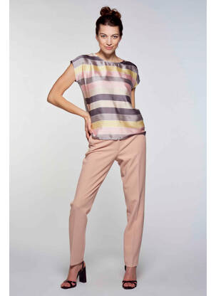 Pantalon slim rose MORE & MORE femme