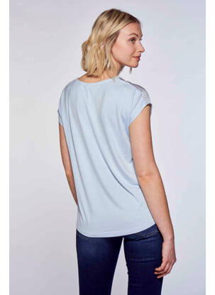 Top bleu MORE & MORE femme