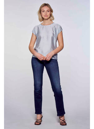 Top bleu MORE & MORE femme