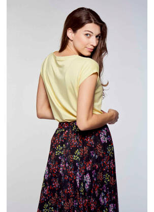 T-shirt jaune MORE & MORE femme