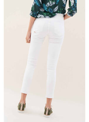 Jeans coupe slim blanc SALSA femme