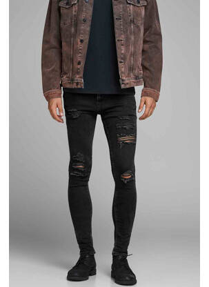 Jeans skinny noir JACK & JONES pour homme