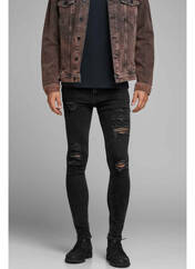 Jeans skinny noir JACK & JONES pour homme seconde vue