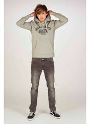 Sweat-shirt à capuche gris JACK & JONES pour homme seconde vue