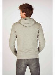 Sweat-shirt à capuche gris JACK & JONES pour homme seconde vue