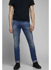 Jeans coupe slim bleu JACK & JONES pour homme seconde vue