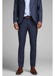 Pantalon slim bleu JACK & JONES homme