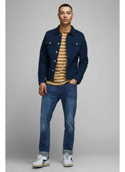 Jeans coupe slim bleu JACK & JONES pour homme seconde vue