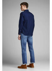 Jeans coupe droite bleu JACK & JONES pour homme seconde vue