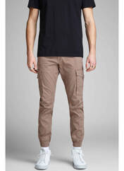 Pantalon cargo marron JACK & JONES pour homme seconde vue