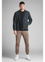 Pantalon cargo marron JACK & JONES pour homme seconde vue