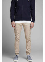 Pantalon cargo beige JACK & JONES pour homme seconde vue