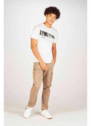 Pantalon cargo marron JACK & JONES homme