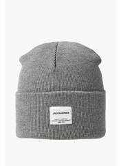 Bonnet gris JACK & JONES pour homme seconde vue