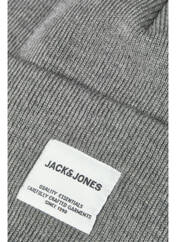 Bonnet gris JACK & JONES pour homme seconde vue