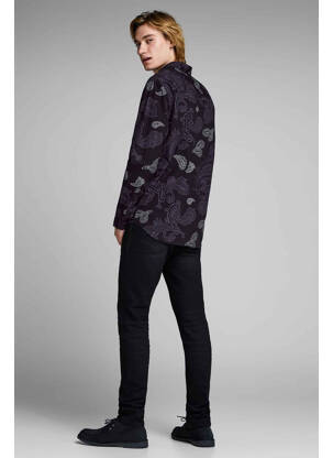 Chemise manches longues noir JACK & JONES homme