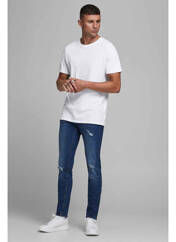 T-shirt blanc JACK & JONES pour homme seconde vue