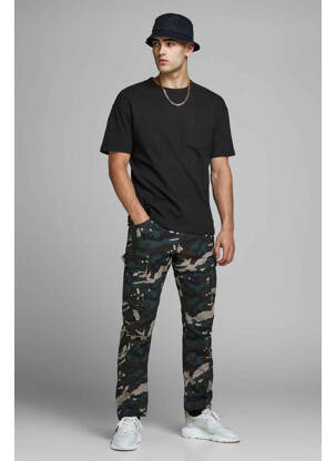 T-shirt noir JACK & JONES homme