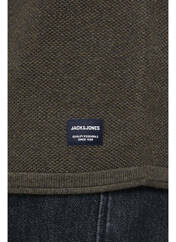 Pull vert JACK & JONES pour homme seconde vue