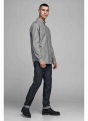 Chemise manches longues gris JACK & JONES pour homme seconde vue