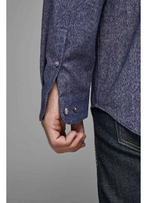 Chemise manches longues bleu JACK & JONES homme