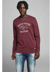 Pull rouge JACK & JONES pour homme seconde vue