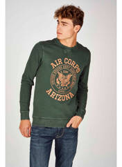 Sweat-shirt vert JACK & JONES pour homme seconde vue