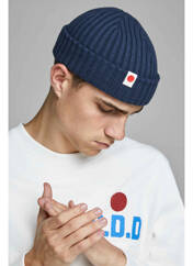 Bonnet bleu JACK & JONES pour homme seconde vue