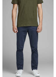Pantalon chino bleu JACK & JONES homme