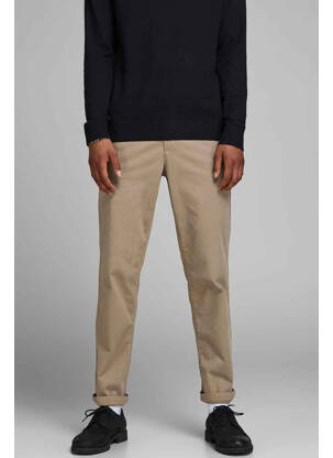 Pantalon chino beige JACK & JONES pour homme