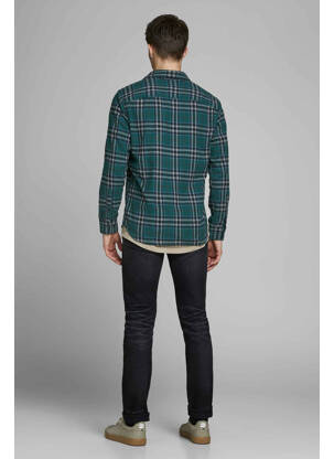 Chemise manches longues vert JACK & JONES homme