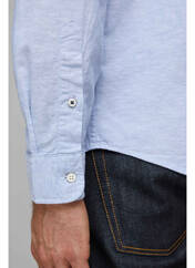 Chemise manches longues bleu JACK & JONES pour homme seconde vue