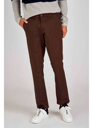 Pantalon chino marron JACK & JONES pour homme