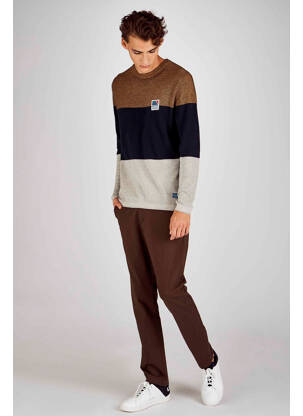 Pantalon chino marron JACK & JONES homme